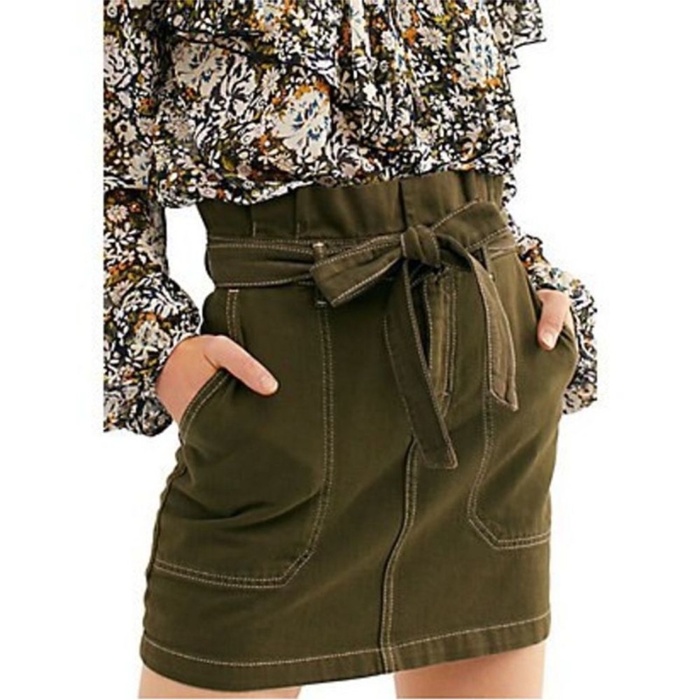 Free People High Rise Mini Skirt  Size 4